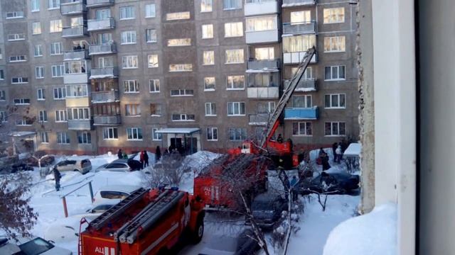 Пожар (Барнаул, 14-12-2014)