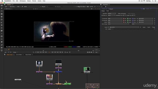 31 Advanced VFX Compositing with Nuke - Green Screen Keying_31