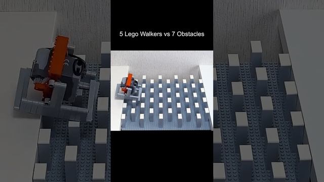 5 Lego walkers vs 7 obstacles #shorts