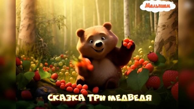 Сказка Три медведя мультфильм |АудиоСказка|народные|детские|рассказ|онлайн|мультфильм|