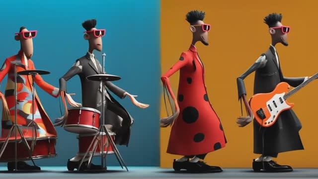 AI Music video-The World’s Got A Groove