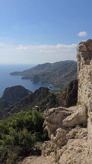 Красивый вид на Средиземное море в Турции
