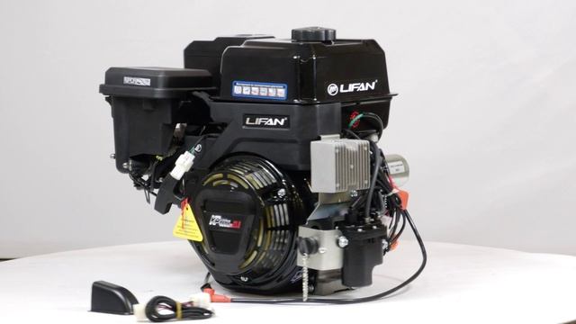 Двигатель LIFAN 23 л.с. KP460E EFI (ИНЖЕКТОР) с электростартером и катушкой освещения 12В 18А 216Вт