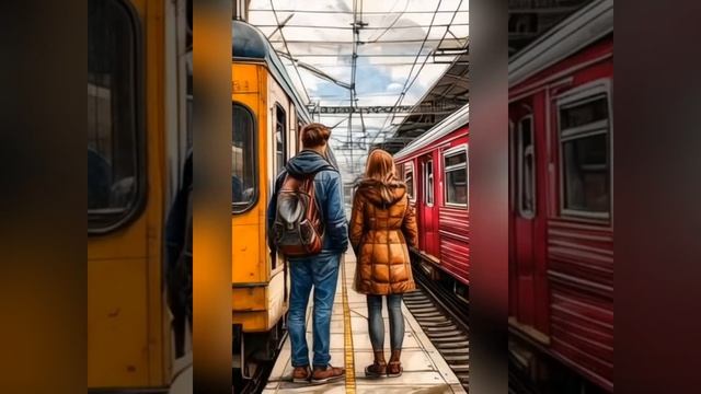 🚂🚃 ДО СТАНЦИИ - "ЛЮБОВЬ"...❤️
#видеостихи #стихи_о_любви