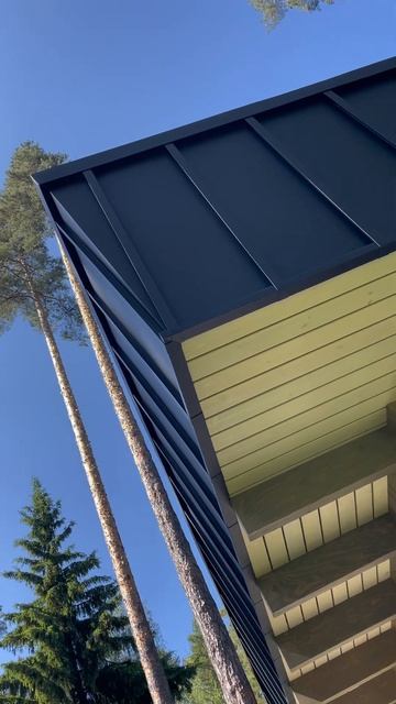 Фальцевая эстетика. Объемная лобовая в рейку - работа ROOF SERVICE.