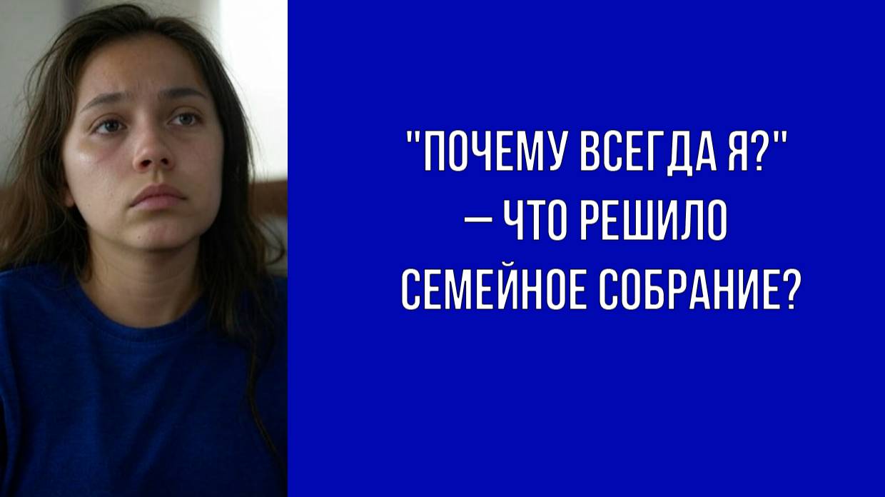 Младшая дочь устала от роли няньки для племянников