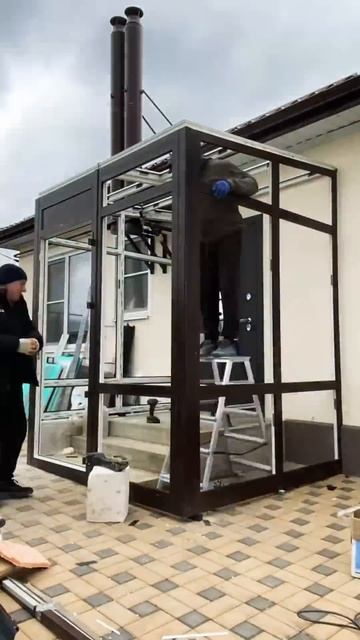 ЭТО НЕВЕРОЯТНО‼️ НО ФАКТ‼️ тамбур, сени, светлица за один день из ПВХ конструкций. С нами возможно‼️