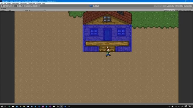 15 - Add Farmhouse And Collision Tiles - Unity 2D Game Developer Course Farming Rpg