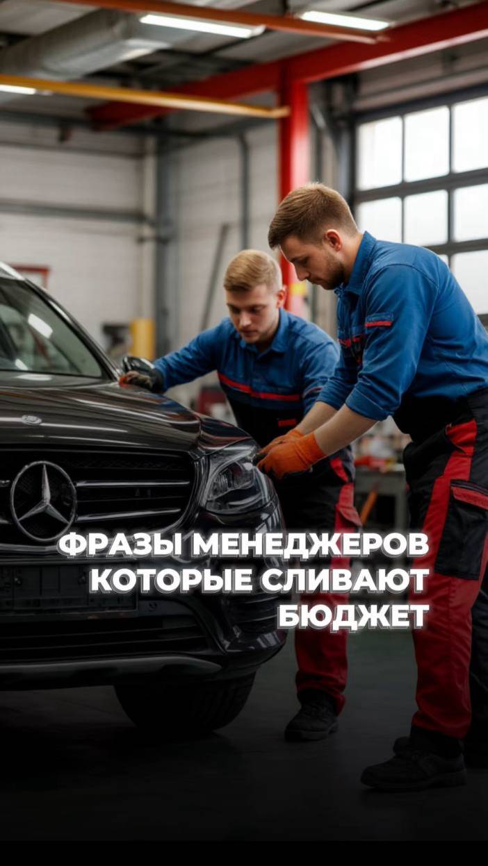 Фразы менеджеров в автосервисе, которые сливают бюджет