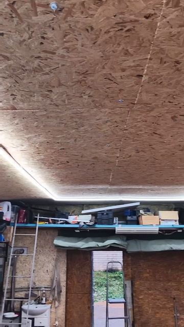 Ремонт в гараже. Свет, соты. Видео скоро на канале.