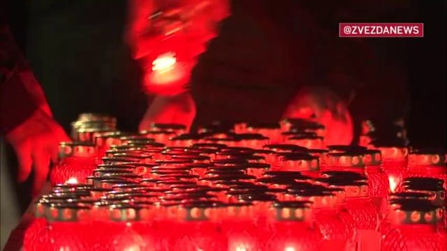 Акция «Свеча памяти» прошла у стен главного храма Вооружённых сил России в подмосковной Кубинке