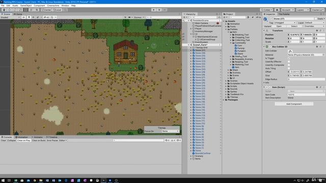 31 - More Items In The Scene - Unity 2D Game Developer Course Farming Rpg