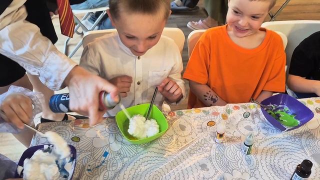 Мастер класс "Слаймы"