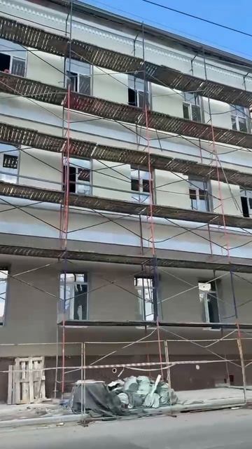Ведётся восстановление гостиницы "Великобритания" в Донецке 🇷🇺