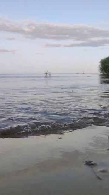 Вечер на Таганрогском заливе. #море #закат #залив #таганрогскийзалив