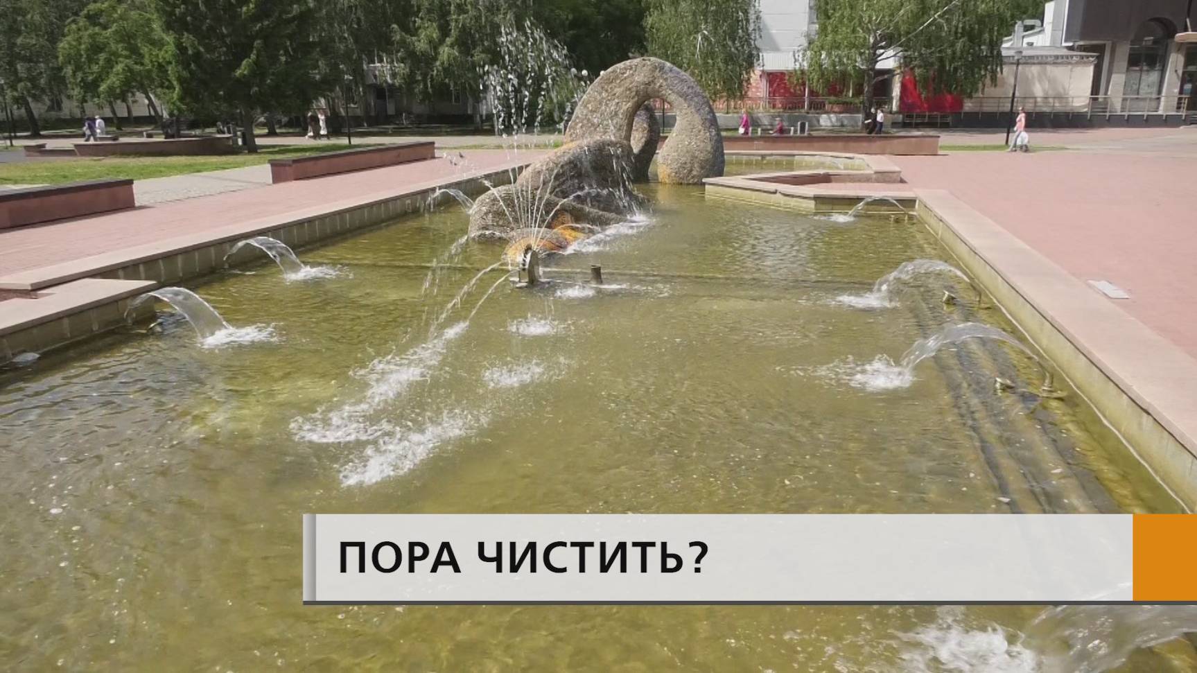 От воды появился неприятный запах, в чашах скапливается грязь и ил
