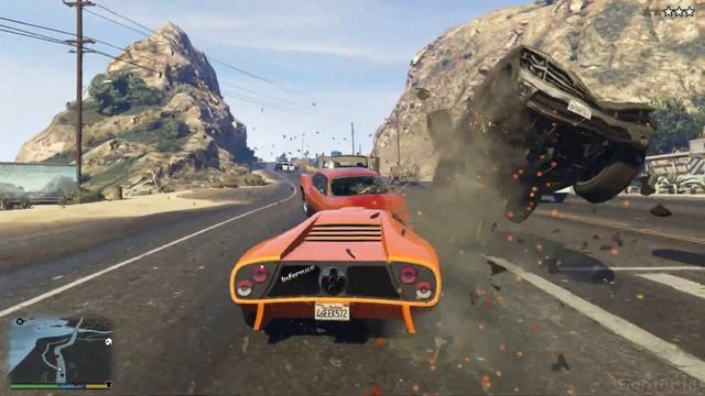 GTA 5 100 Tons Super Car Rampage #29 HD Grand Theft Auto 5