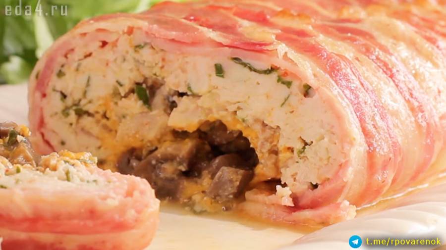 КУРИНЫЙ РУЛЕТ, который вы должны попробовать! Сочный, нежный и такой вкусный!