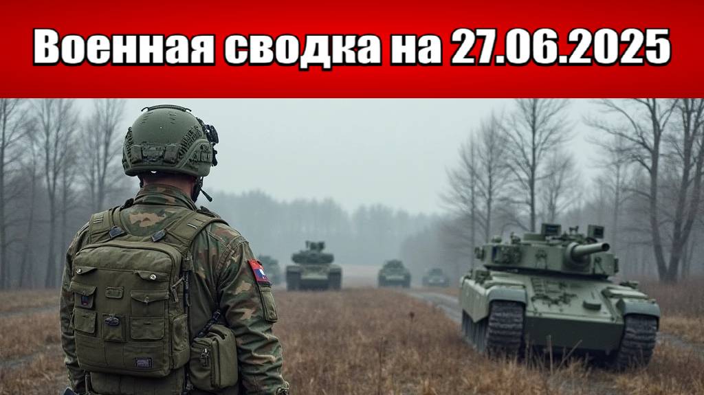 «ВС РФ выбили врага из Шевченко, продолжая охват Днепропетровщины!»: Военная сводка на 27.06.2025