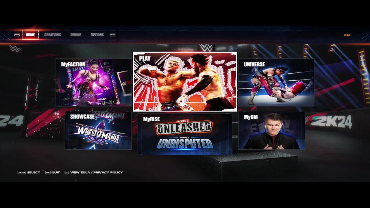 WWE2K24 женская битва