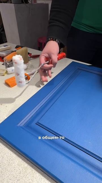 какие валики использовать для перекраски кухонных фасадов?