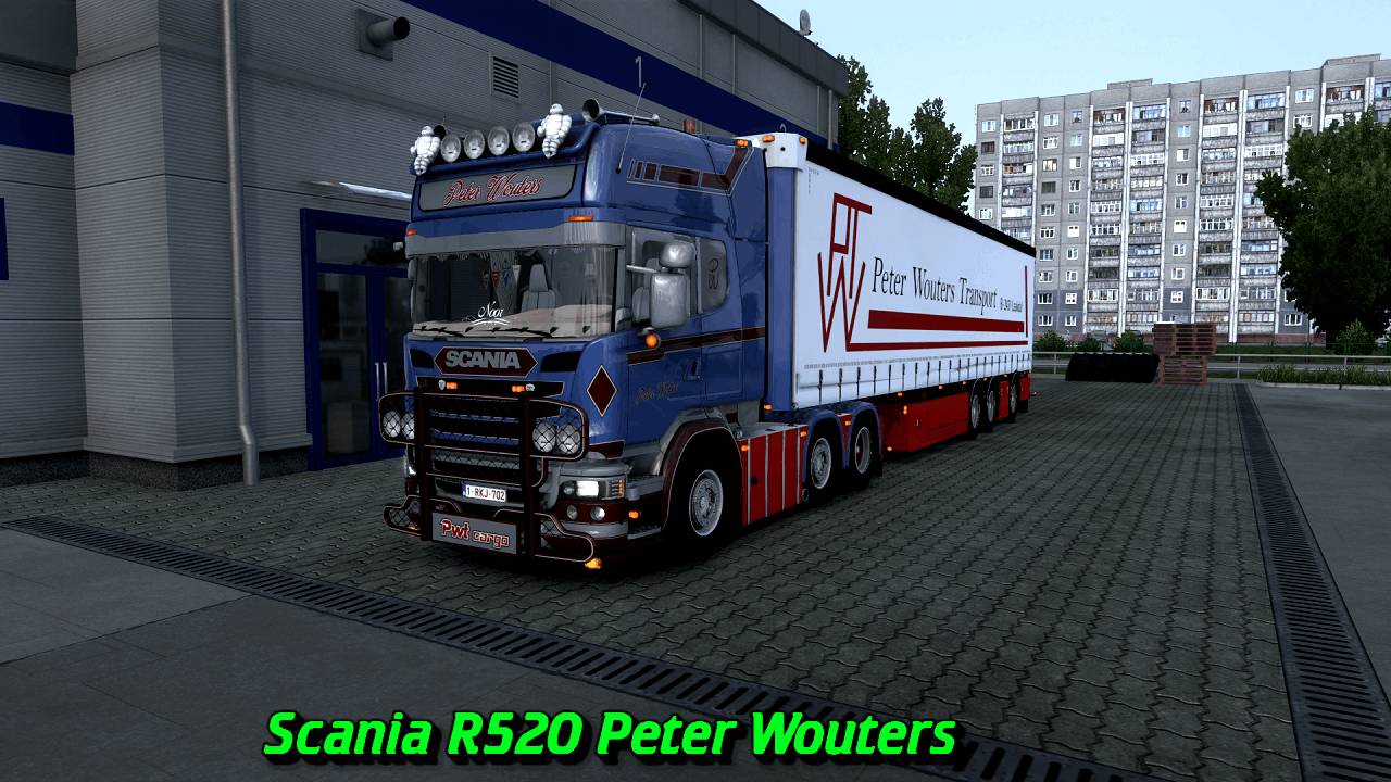 Euro Truck Simulator 2 /1.54 | на руле pxn v10 | Scania R520 Peter Wouters