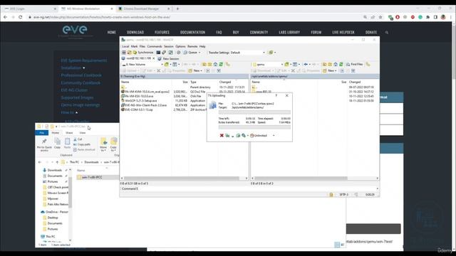 5.7. Add Windows host in Eve-ng