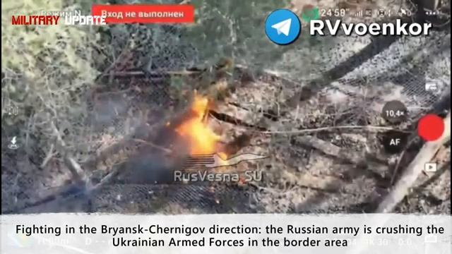 Напряжённый момент:внезапная украинская засада,снятая на камеру.