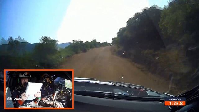 FULL SHAKEDOWN ONBOARD - Katsuta/Johnston | WRC EKO Acropolis Rally Greece 2025