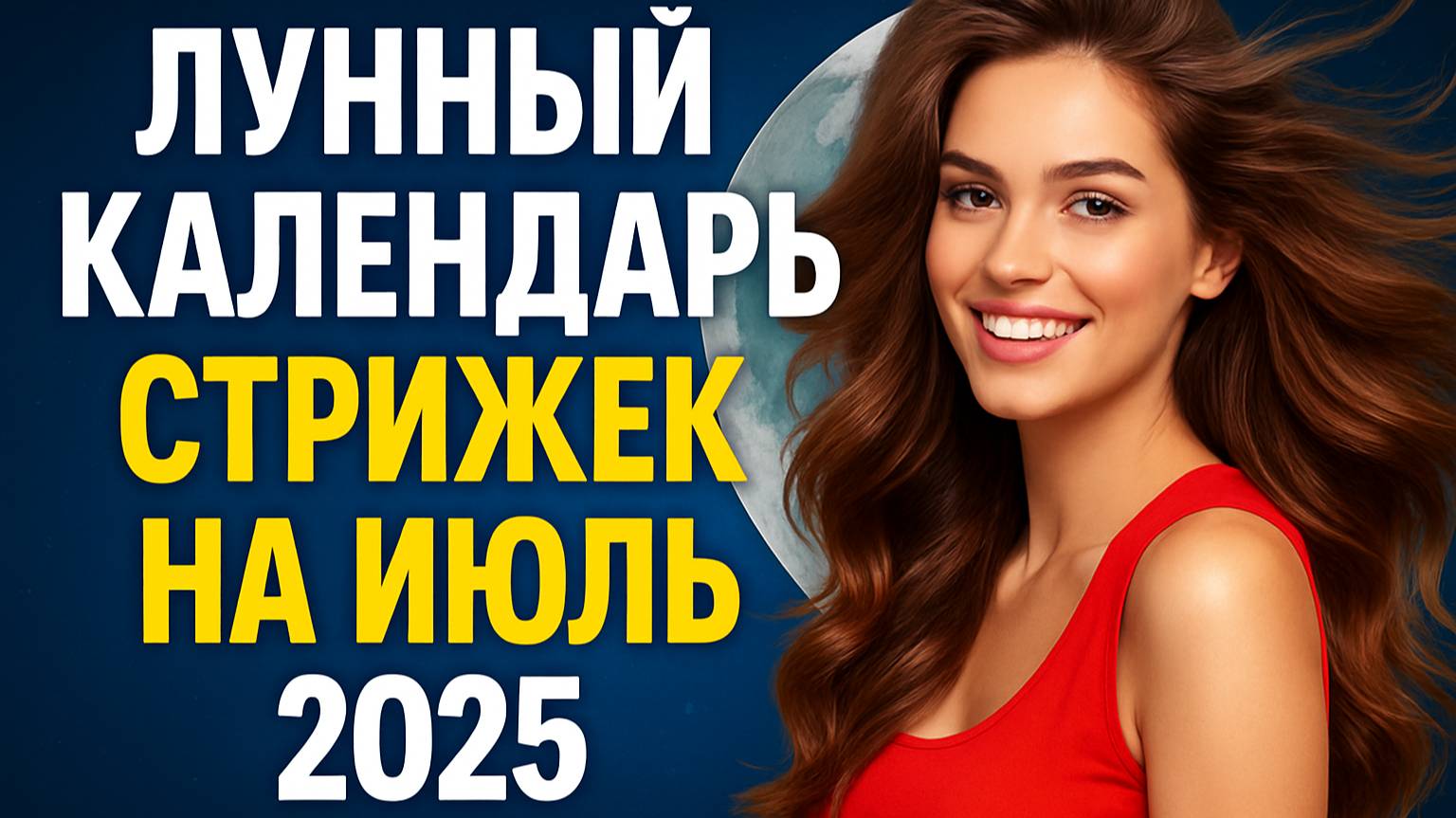 🌙 ЛУННЫЙ КАЛЕНДАРЬ СТРИЖЕК НА ИЮЛЬ 2025 — когда стричься, чтобы волосы росли быстрее! ✂️