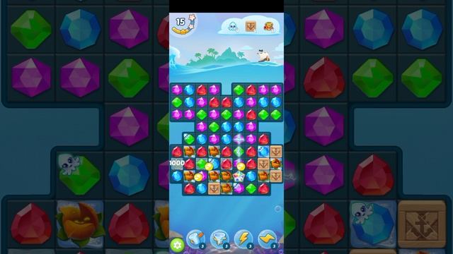 МОБИЛЬНАЯ ИГРА СОКРОВИЩА ПИРАТОВ - ТРИ В РЯД — УРОВЕНЬ 20