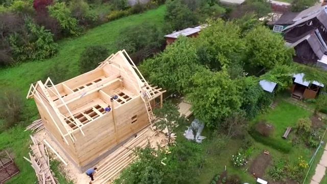 Отзыв о строительстве дома из бруса в ЭкоХат