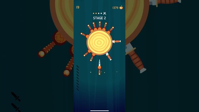 Играю в knife hit 1 часть