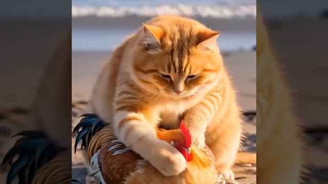 Рыжий котик и его жизнь
