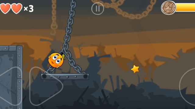 Прохождение уровня 39 в red ball 4