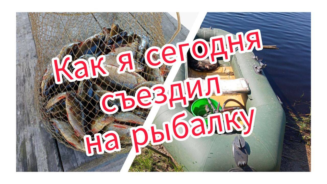 Как я сегодня съездил на рыбалку