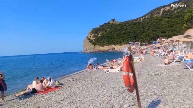 Новороссийск пляж Дюрсо сегодня 26 июня 2025. Какая погода в Новороссийске сейчас, обстановка, море
