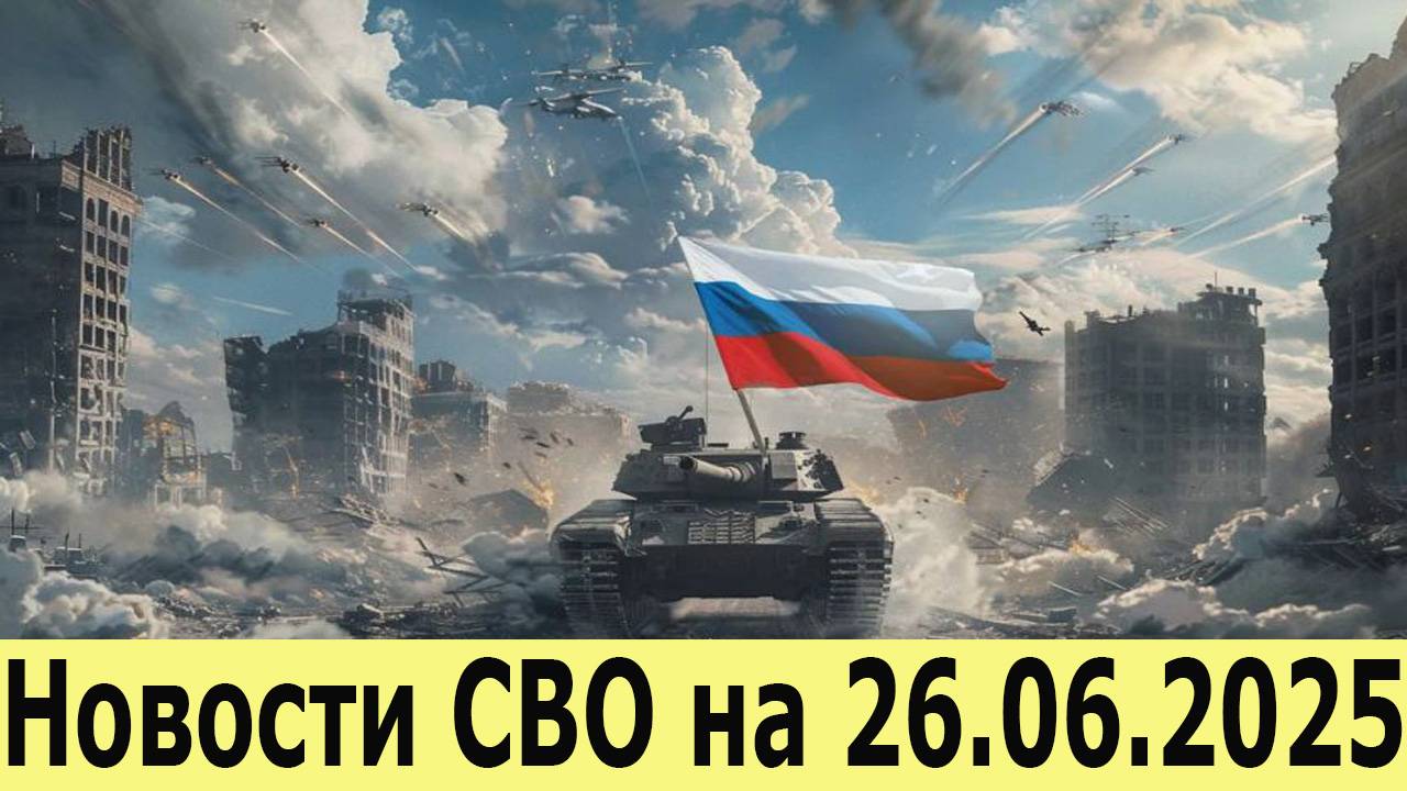 Новости СВО на 26.06.2025. Группировка «Восток» освобождает Ялту. Прорыв на Южном фронте.