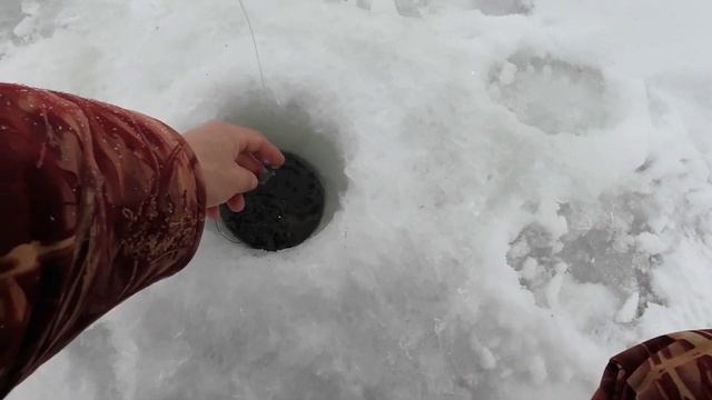 НА РЫБАЛКУ В СНЕЖНУЮ ПУРГУ.
