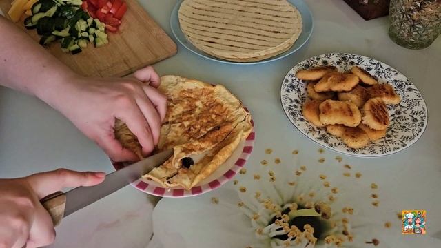Наггетсы в лаваше