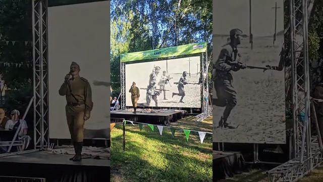 Выступление ансамбля песни и пляски Сибирского округа войск национальной гвардии #Кино_на_траве