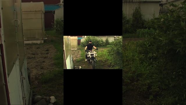 Я построил мотоцикл ИМЗ Урал Кастом первый тестовый выезд. #Shorts