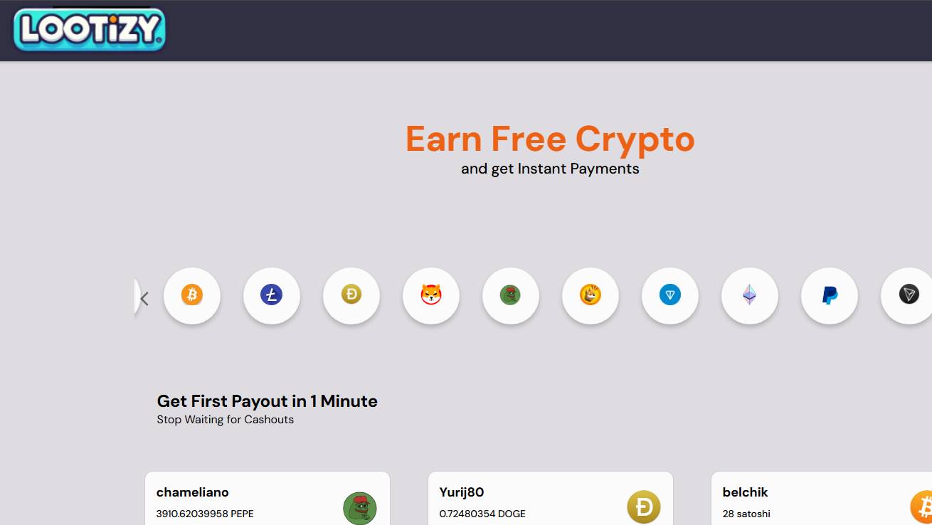Платит! Без Вложений! Lootizy, лёгкий заработок на сёрфинге, и Снова Вывод!