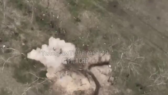 Xoxoл как таракан разбегался по блиндажу, когда наши дроноводы начали закидывать его бомбочками.