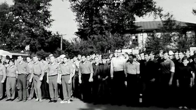 1970 год. Тюмень. Прибытие студстройотрядов с Украины