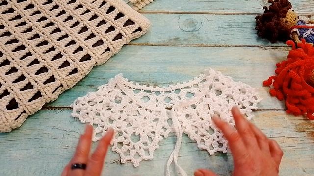 Сумка шопер крючком / воротник / куколки / про МК / про аренду полочки