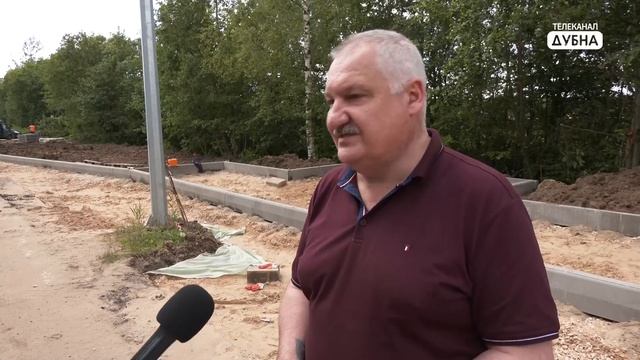 В поселке для многодетных в Юркино началось обустройство новых автобусных остановок