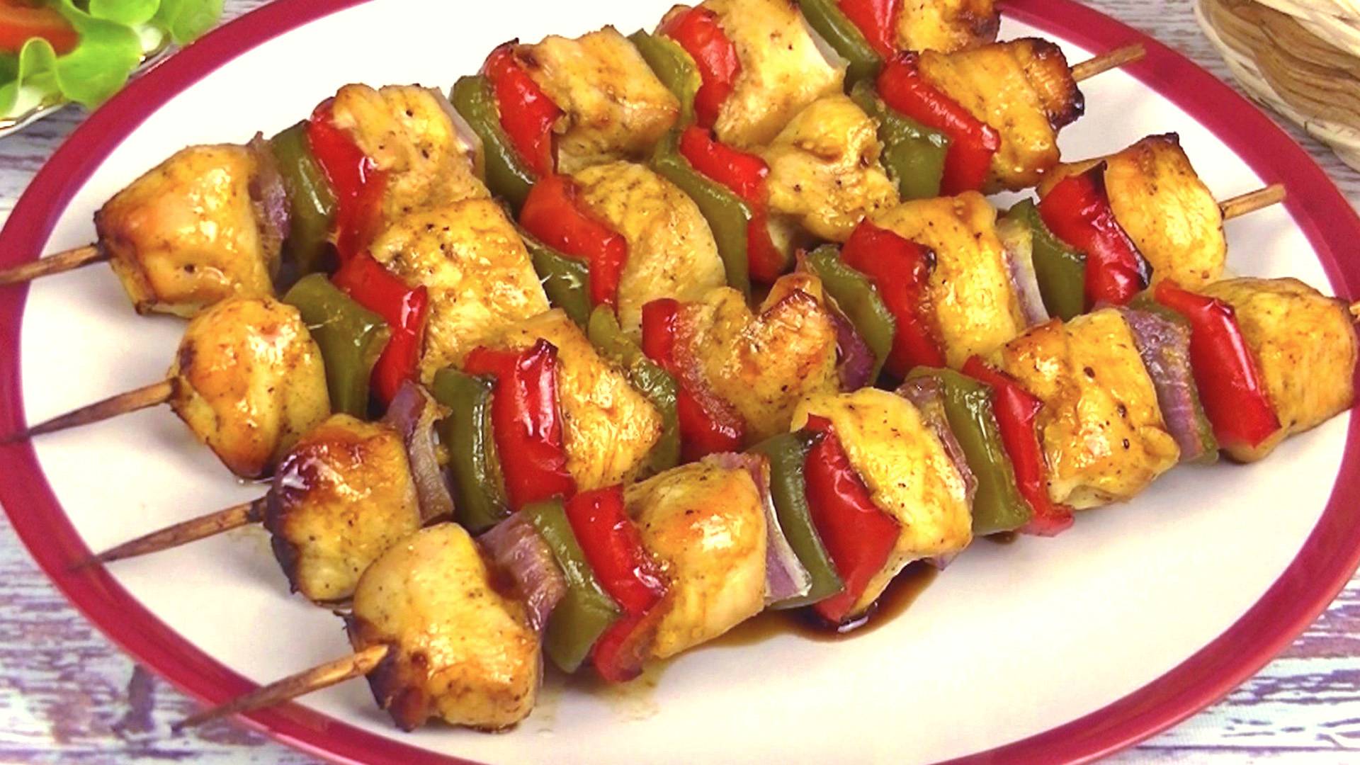 Куриные ШАШЛЫЧКИ В ДУХОВКЕ - вкусно и просто!