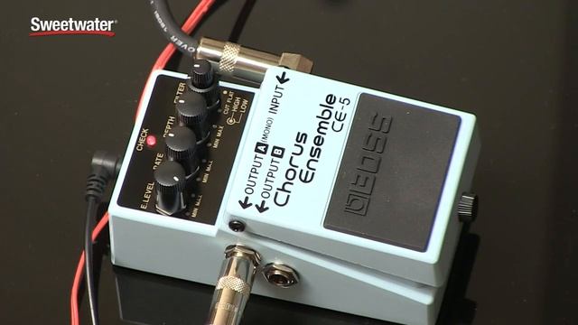 BOSS CE-5 Stereo Chorus Ensemble Pedal Review by Sweetwater Sound