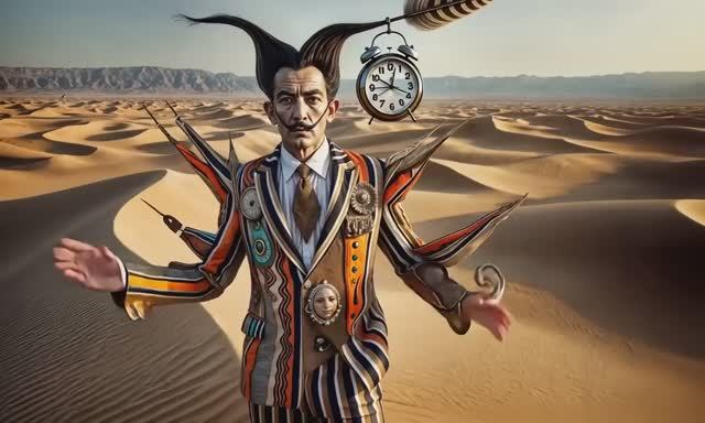 Dali Inspired AI Animated Video